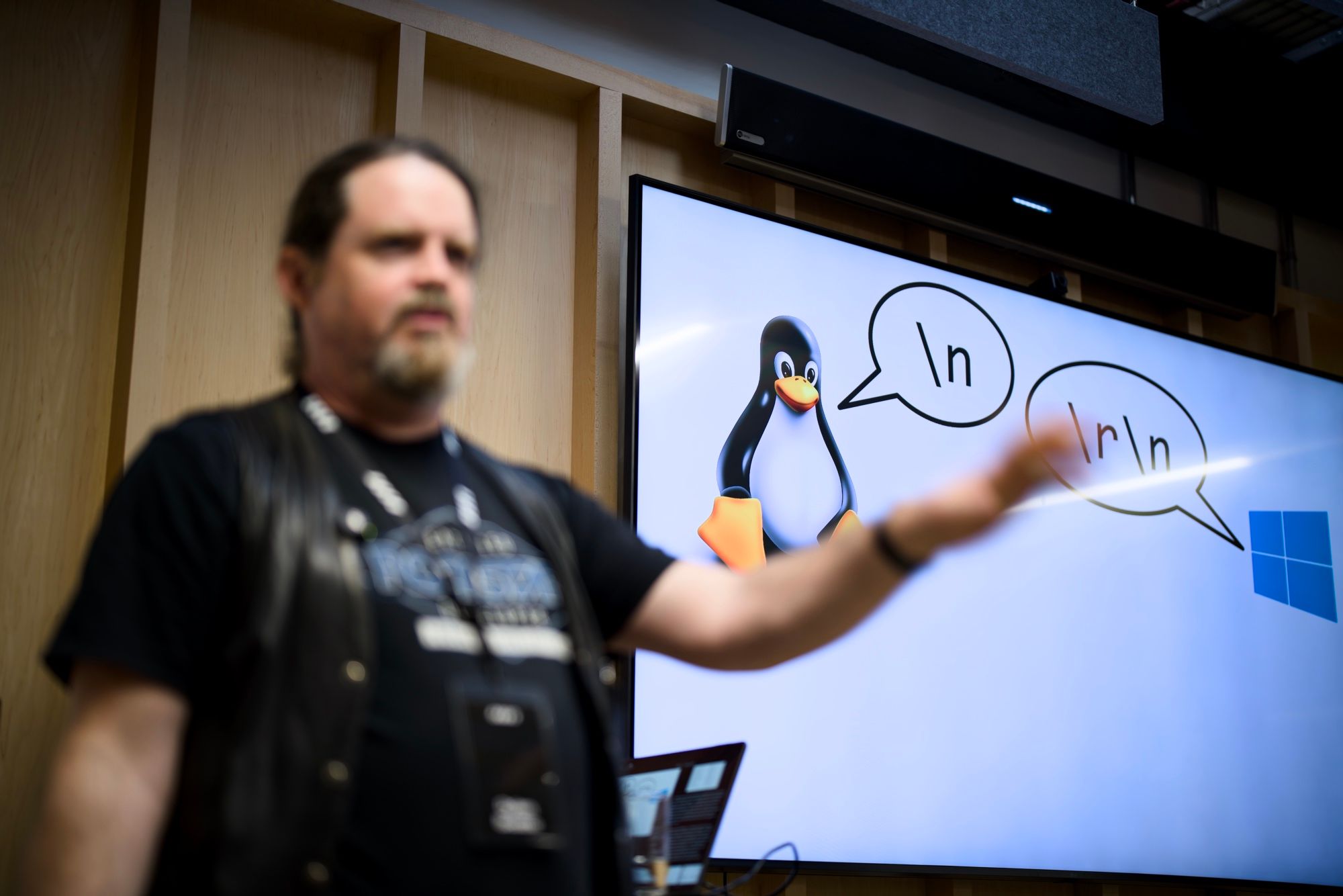 Dylan presenting at the NN1 Dev Club #12